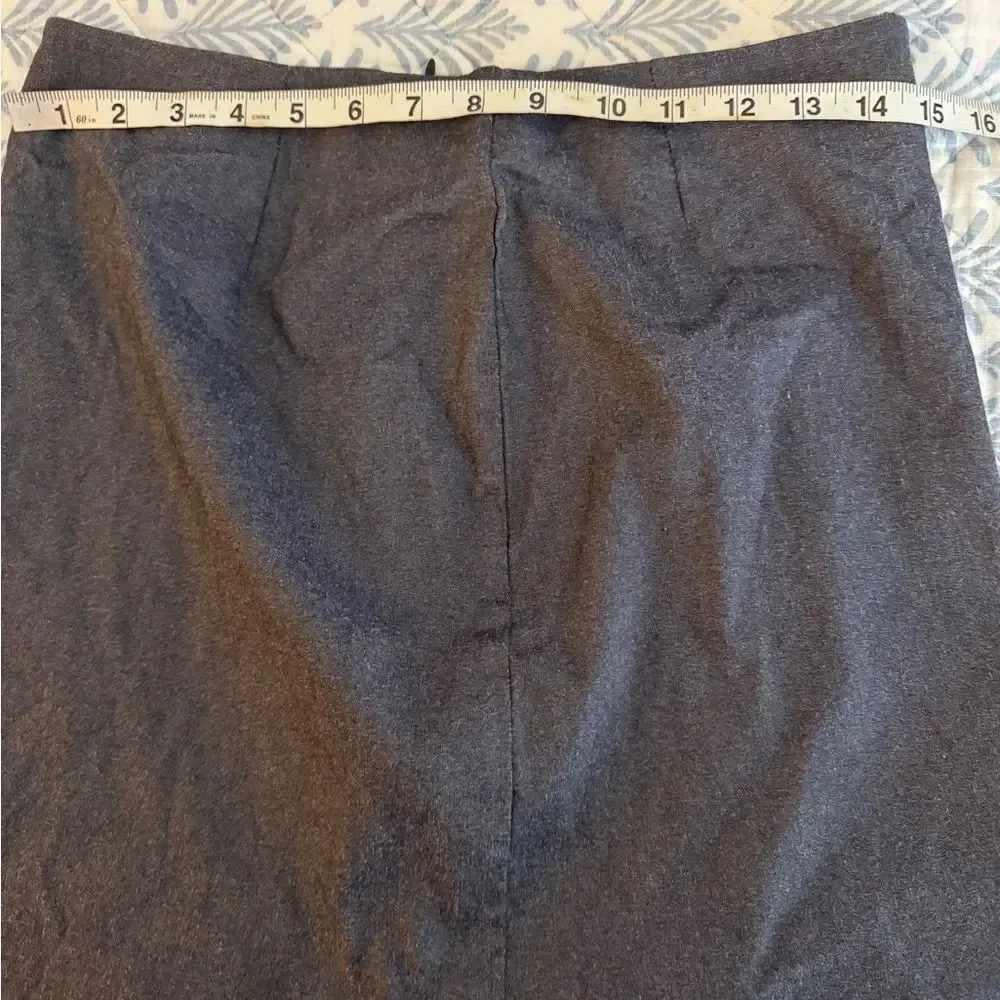 Vintage Espirit Classic Gray Women's mini Skirt Y2K business casual boho